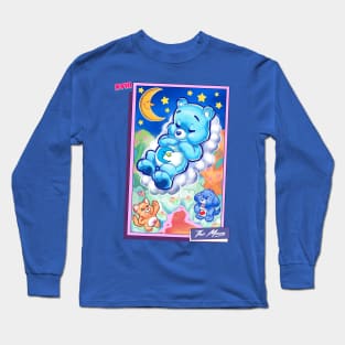 Saturday Morning Tarot XVIII The Moon Long Sleeve T-Shirt